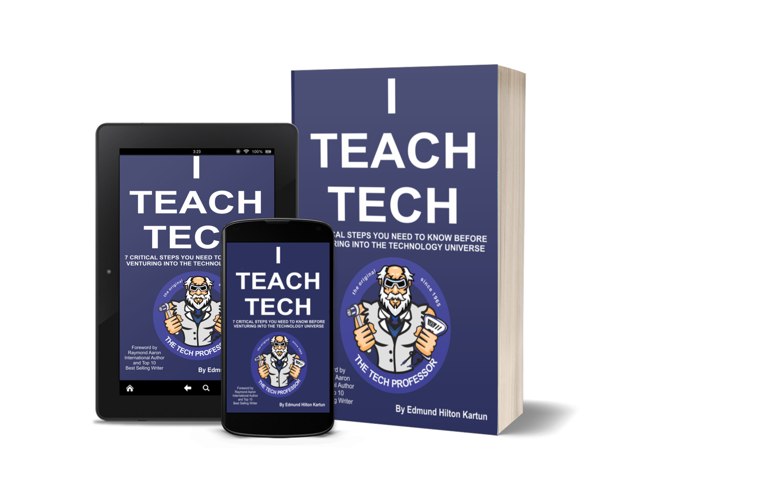 ITEACHTECH 3D Front Book Cover April 2021